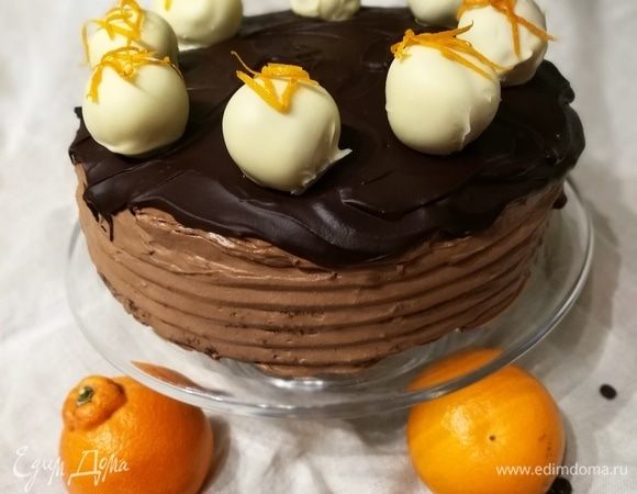 Шоколадный торт «Мокко-апельсин»