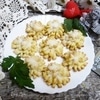 Печенье «Хризантема» на желтках