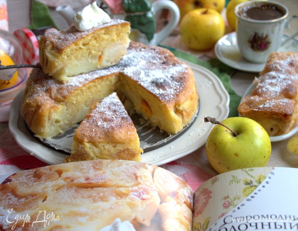 Яблочный пирог по рецепту Юлии Высоцкой