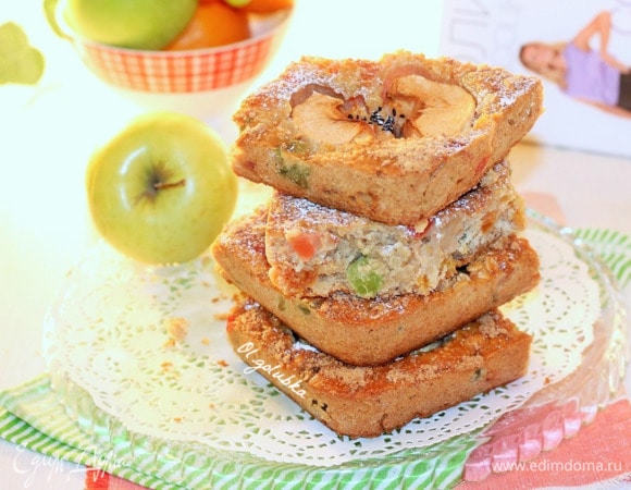 Имбирный пирог с яблоками
