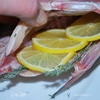 Рыба в соляной корке с зеленью