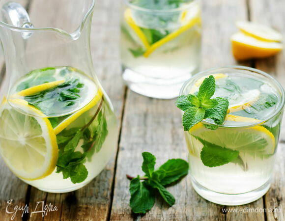 Мохито с лимоном и мятой: быстрый рецепт