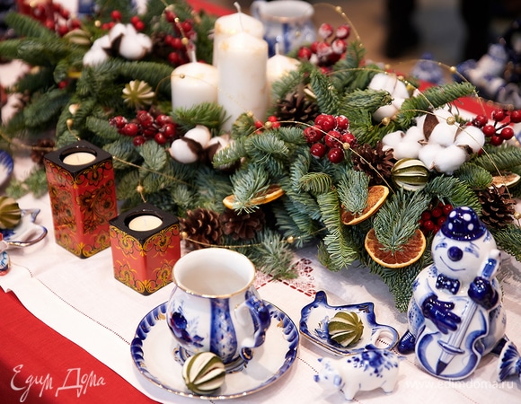 Русские мотивы: создаем идеальную новогоднюю сервировку стола