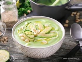 Нежный крем-суп из цукини и авокадо: инфографика