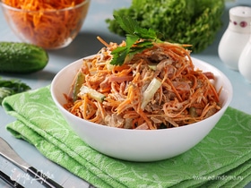 15 вкусных салатов и закусок с морковью по-корейски