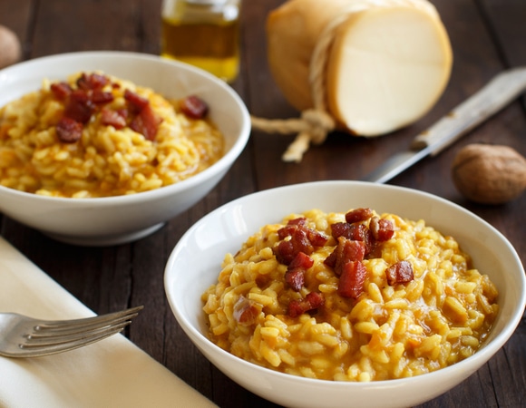 Осенний хит: тыквенное ризотто с беконом покорит даже тех, кто не любит тыкву Осенний хит: тыквенное ризотто с беконом покорит даже тех, кто не любит тыкву