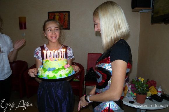 47. Счастливая обладательница (кстати, кто внимательный, тот уже где-то видел девочку, которая держит торт. Подсказка - (http://www.edimdoma.ru/photos/recipe/22929/show/111698).
