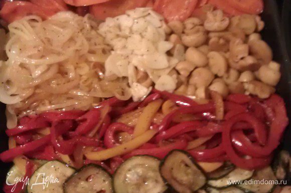 Получается вот так. Картошку жарим отдельно. Ее вместе с помидорами и зеленью (кинза, салат), подаем отдельно.