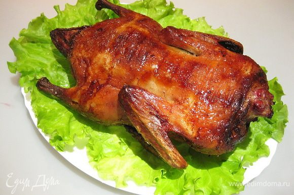 Фаршированная утка с хрустящей корочкой в духовке - пошаговый рецепт с фото на Готовим дома