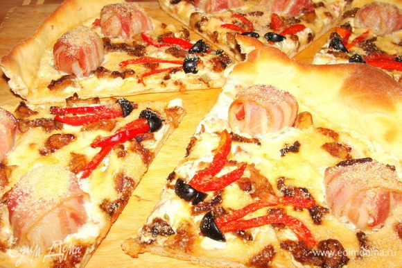 пицца с гребешком и креветками рецепт | Дзен
