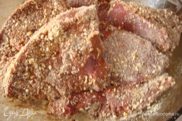 Говяжья печень в муке – пошаговый рецепт приготовления с фото