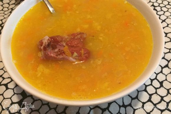 Рецепт простого и вкусного постного горохового супа