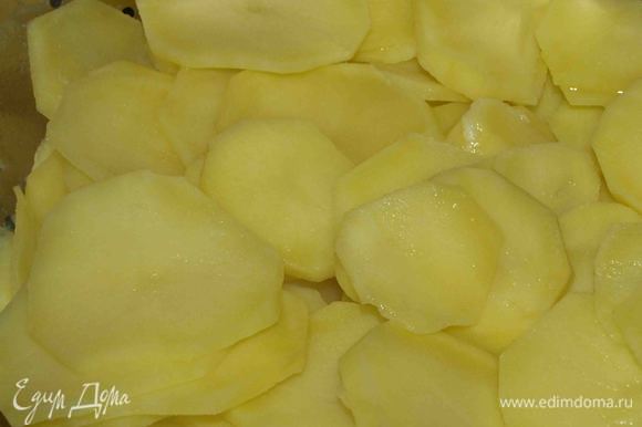 Откинуть картофель на дуршлаг, дать стечь полностью воде. Картофель остудить до комфортной для рук температуры.