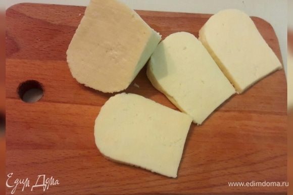 Рецепт жареного сыра в двойной панировке