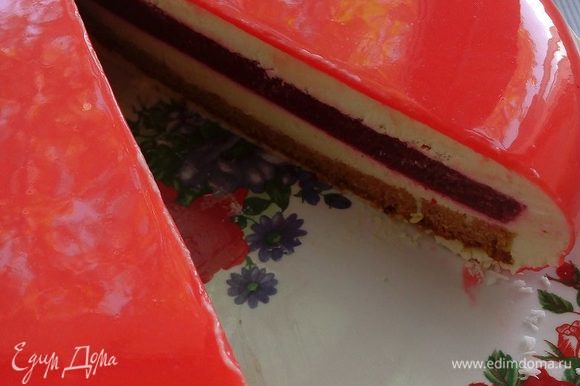 Муссовый торт с зеркальной глазурью рецепт с фото, как приготовить на баштрен.рф