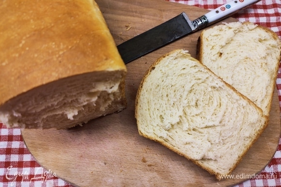 Хлеб получается очень ароматным.