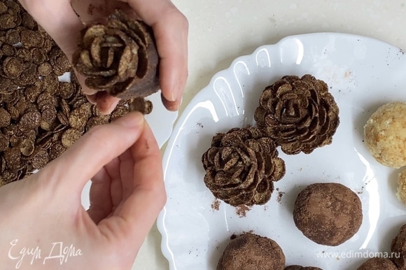 Как приготовить Пирожное Шишка шоколадная рецепт пошагово