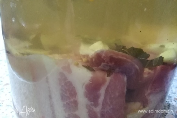 Свиная грудинка в рассоле по-домашнему — Кулинарные рецепты с фото