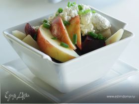 Салат из свеклы, картофеля и яблок