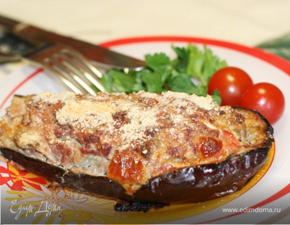 Кабачки, запечённые с фаршем и помидорами в духовке - 9 пошаговых фото в рецепте