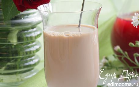 Рецепт Чай с молоком и листьями малины