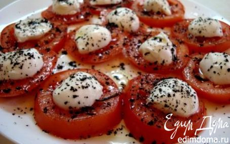 Рецепт Моцарелла с помидорами