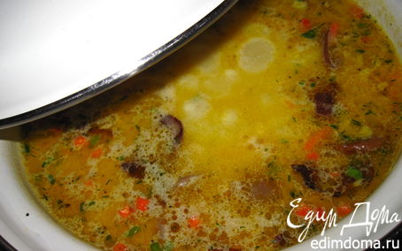 Рецепт Суп грибной с плавленным сырком