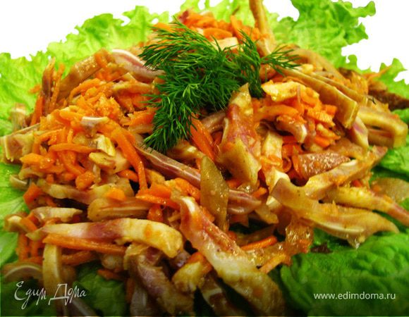 Рецепт домашних свиных ушек по-корейски с морковью и луком. витамин-п-байкальский.рф