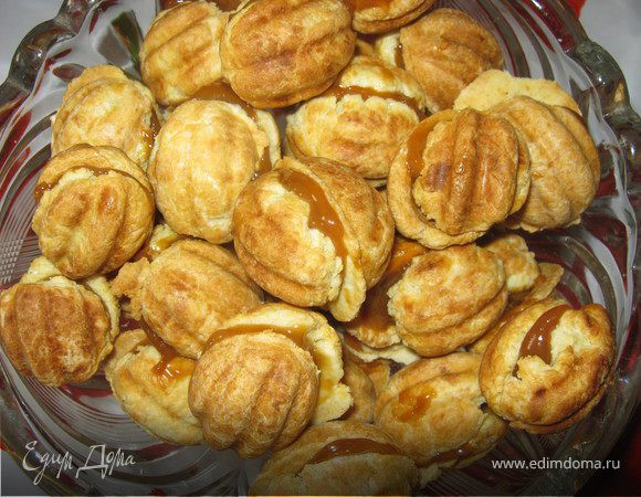 Советские орешки со сгущенкой, пошаговый рецепт с фото от автора Елена Бон на ккал