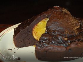 Шоколадный пудинг с апельсином