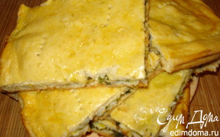 Рецепт Пирог с зеленым луком и яйцом