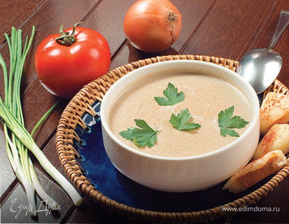 Нежный суп из семги