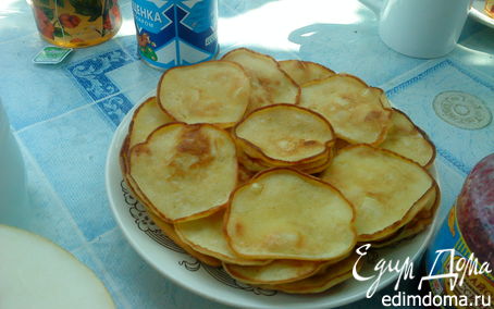 Рецепт Оладушки с яблоками