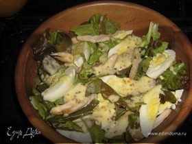 Салат "egg con Senape"