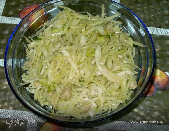 Салат со свежей капустой и огурцом » Вкусно и просто. Кулинарные рецепты с фото и видео