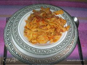 Паста для спагетти или тальятелле домашнего изготовления