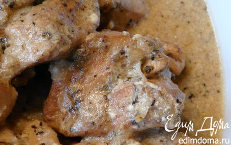 Рецепт Курица в сливочно-горчичном соусе