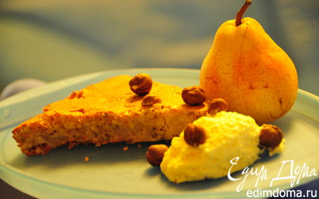 Рецепт Творожный десерт с грушами