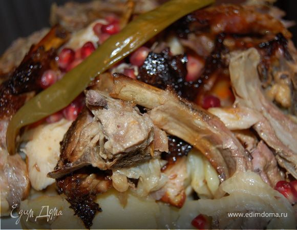 Басма с говядиной и свининой в казане – кулинарный рецепт