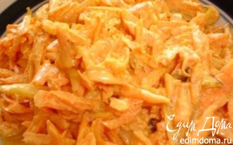 Рецепт Салат морковь с ананасом