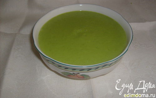 Рецепт Суп-пюре из зелёного горошка