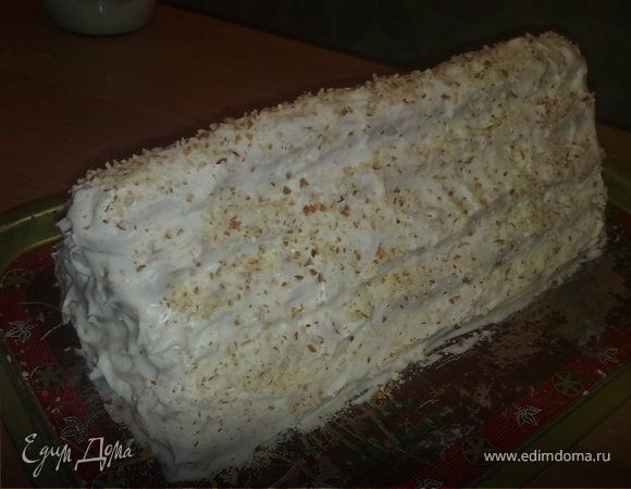 Торт «Вишневая горка» — рецепт с фото пошагово