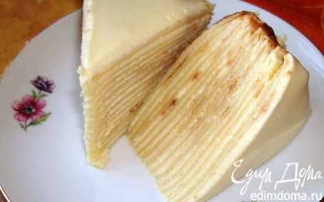 Рецепт Блинный тортик с медовым кремом