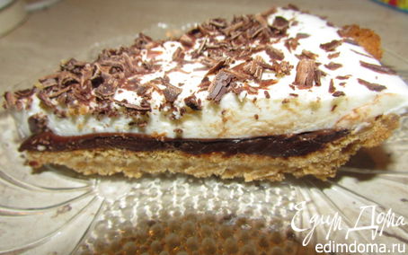 Рецепт Шоколадно-творожный тарт