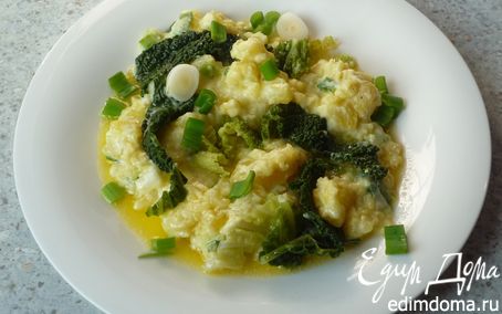 Рецепт Ирландский колканнон (Colcannon, картофельное пюре с савойской капустой)