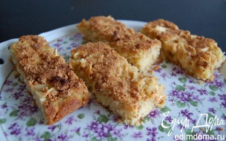 Рецепт Яблочный пирог с миндальным печеньем