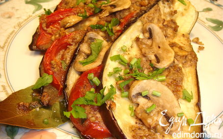 Рецепт Баклажановый веер