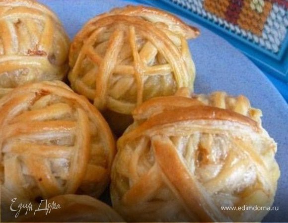 Пирожки клубочки печеные в духовке с мясным фаршем рецепт с фото пошагово