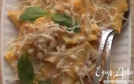 Рецепт Домашняя паста с тыквенным соусом