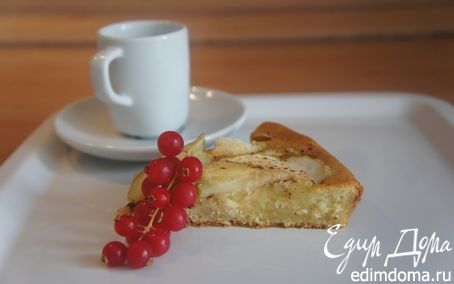 Рецепт Яблочный пирог с маскарпоне